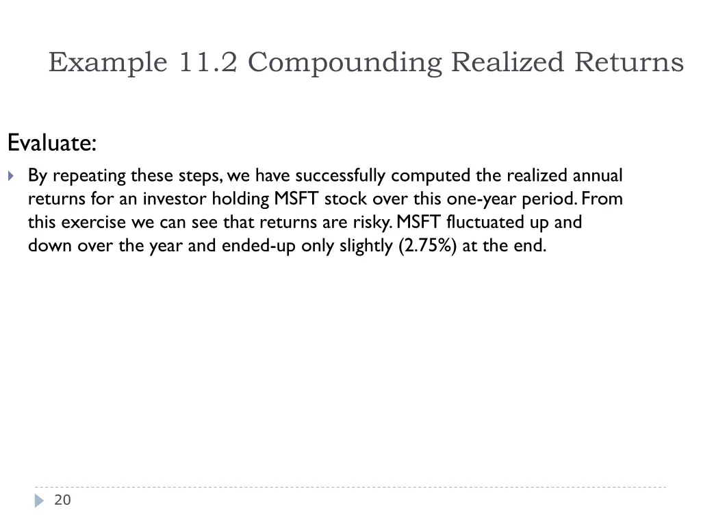 example 11 2 compounding realized returns 5