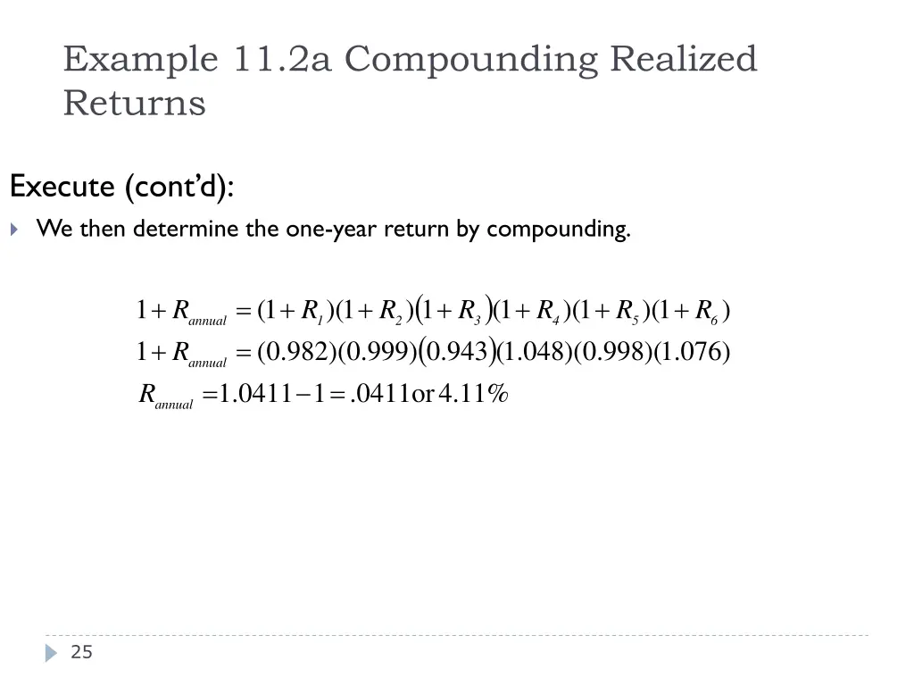 example 11 2a compounding realized returns 4