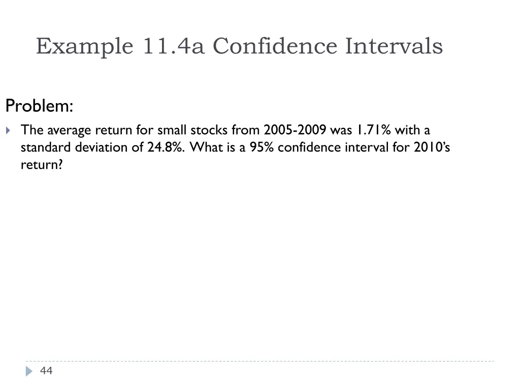 example 11 4a confidence intervals