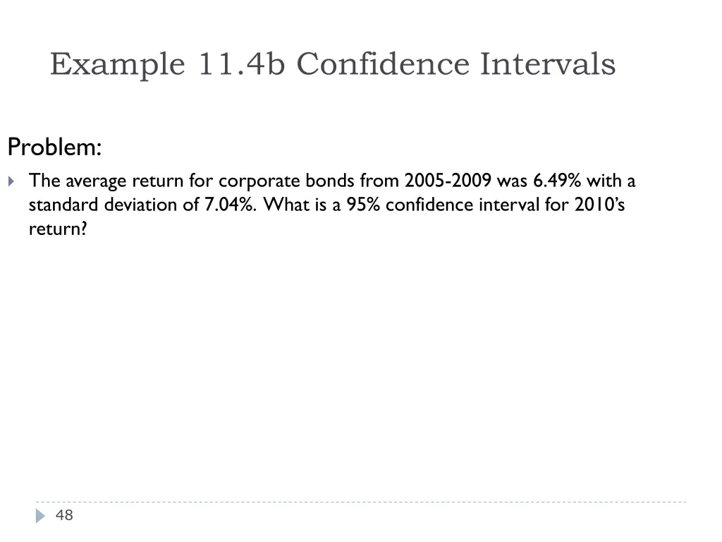 example 11 4b confidence intervals