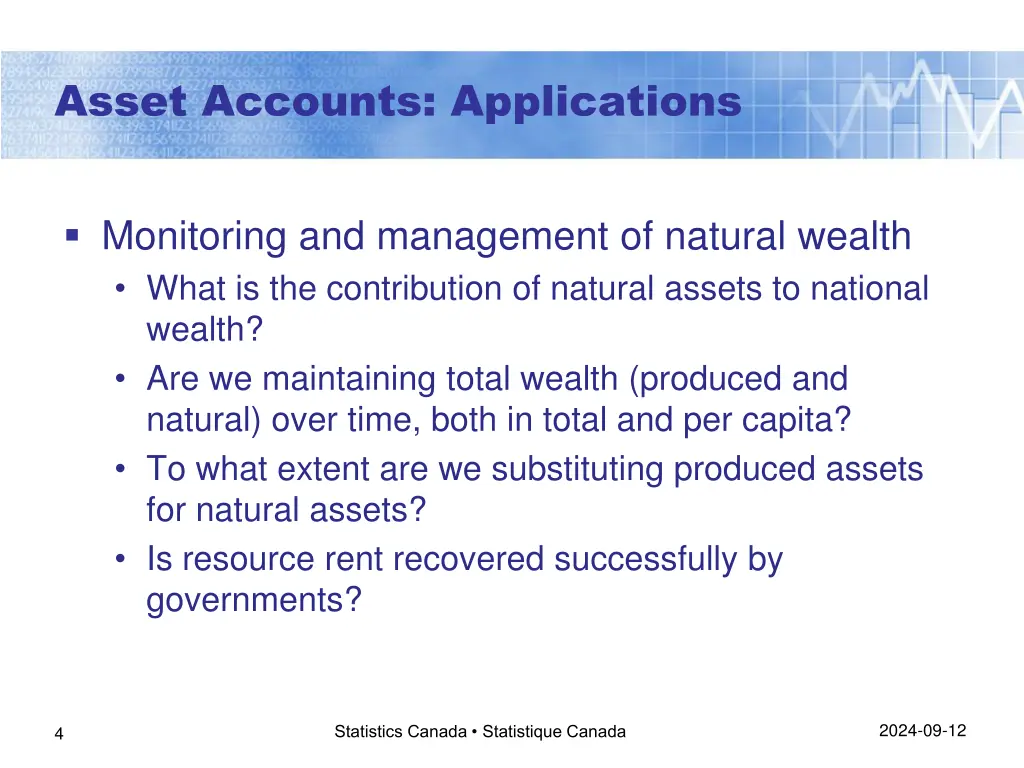 asset accounts applications