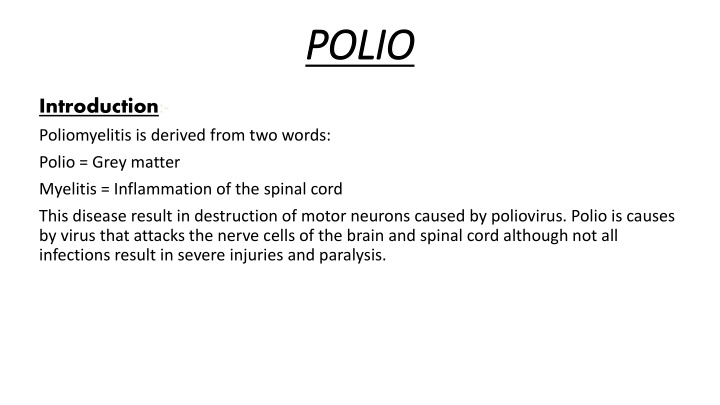 polio polio