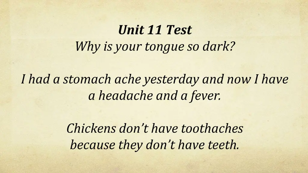 unit 11 test