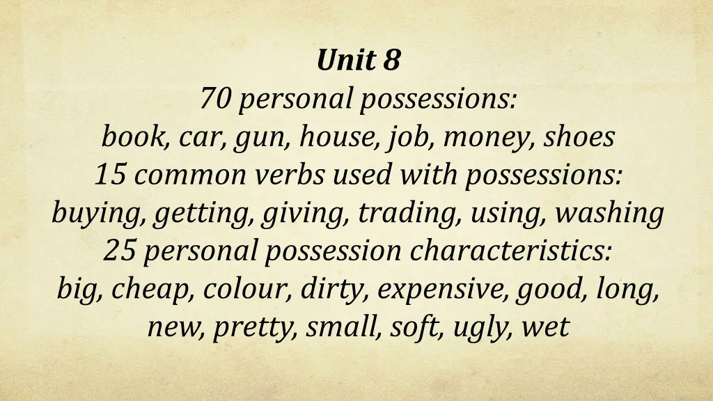 unit 8