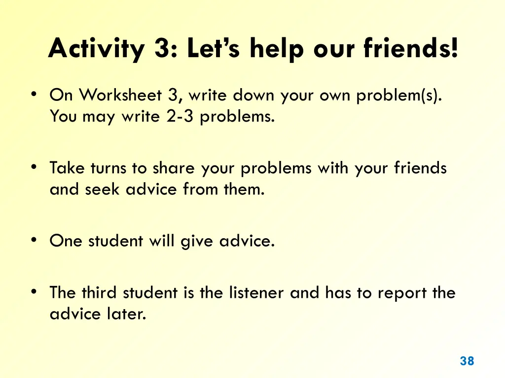 activity 3 let s help our friends 1