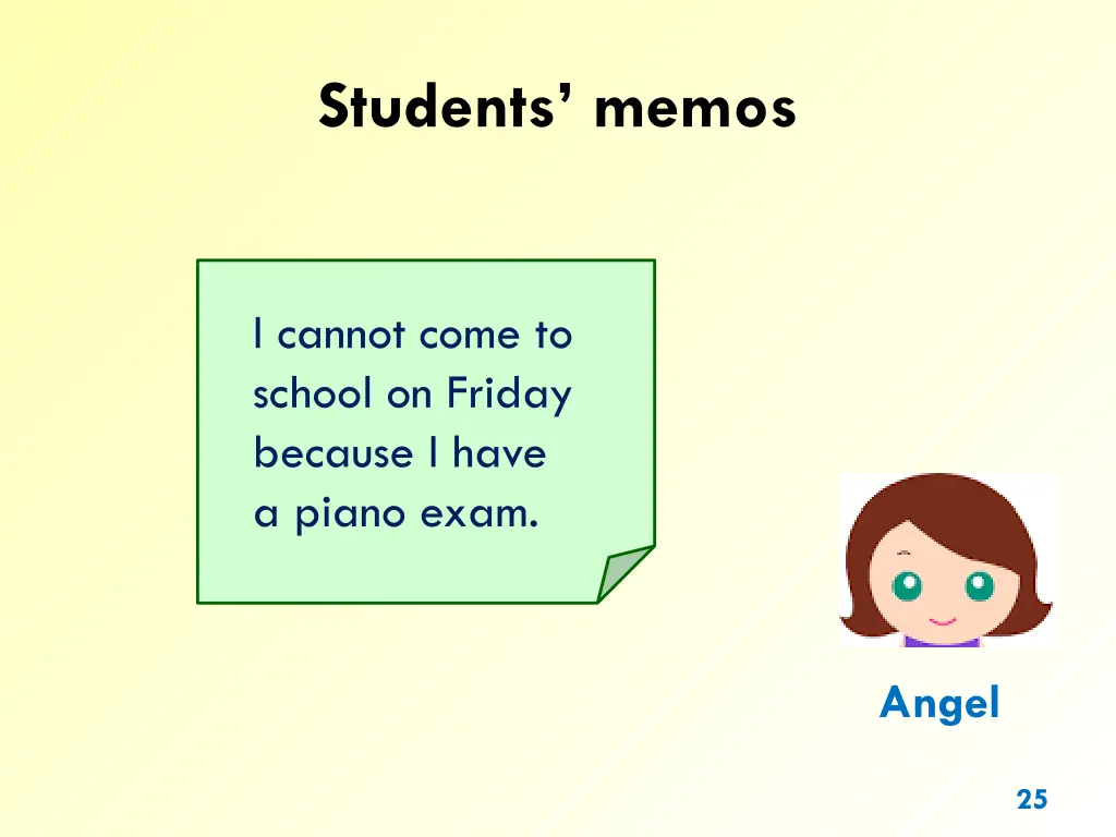 students memos