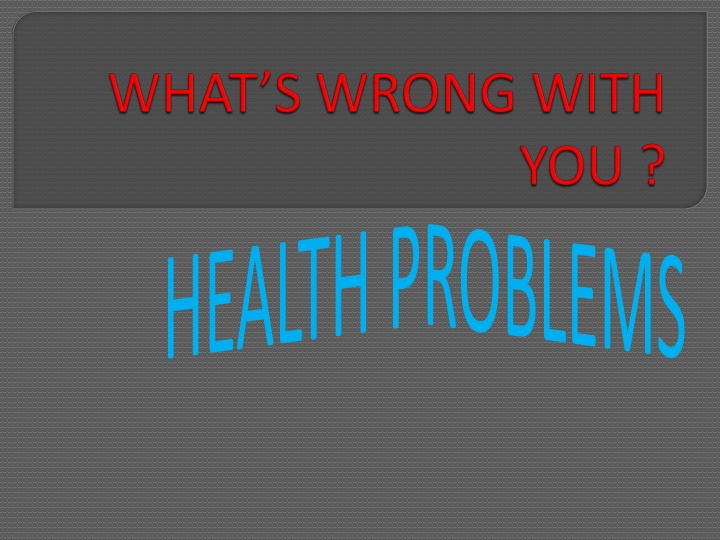 health problems