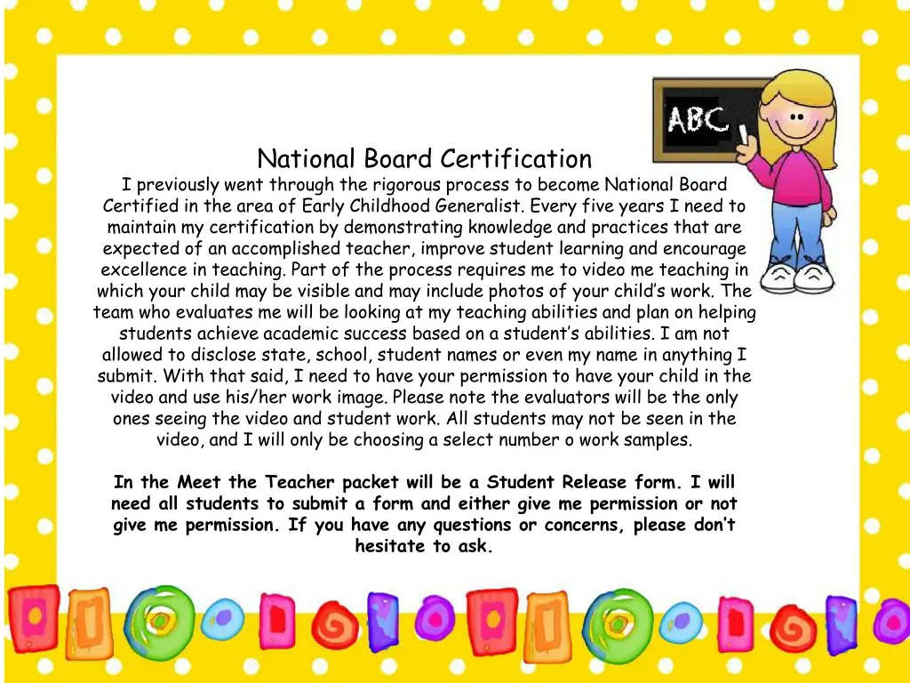 national board certification i previously went