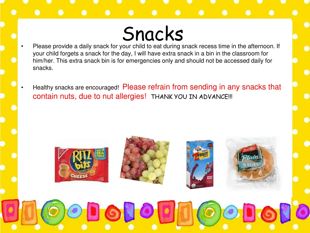 snacks