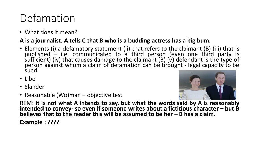 defamation