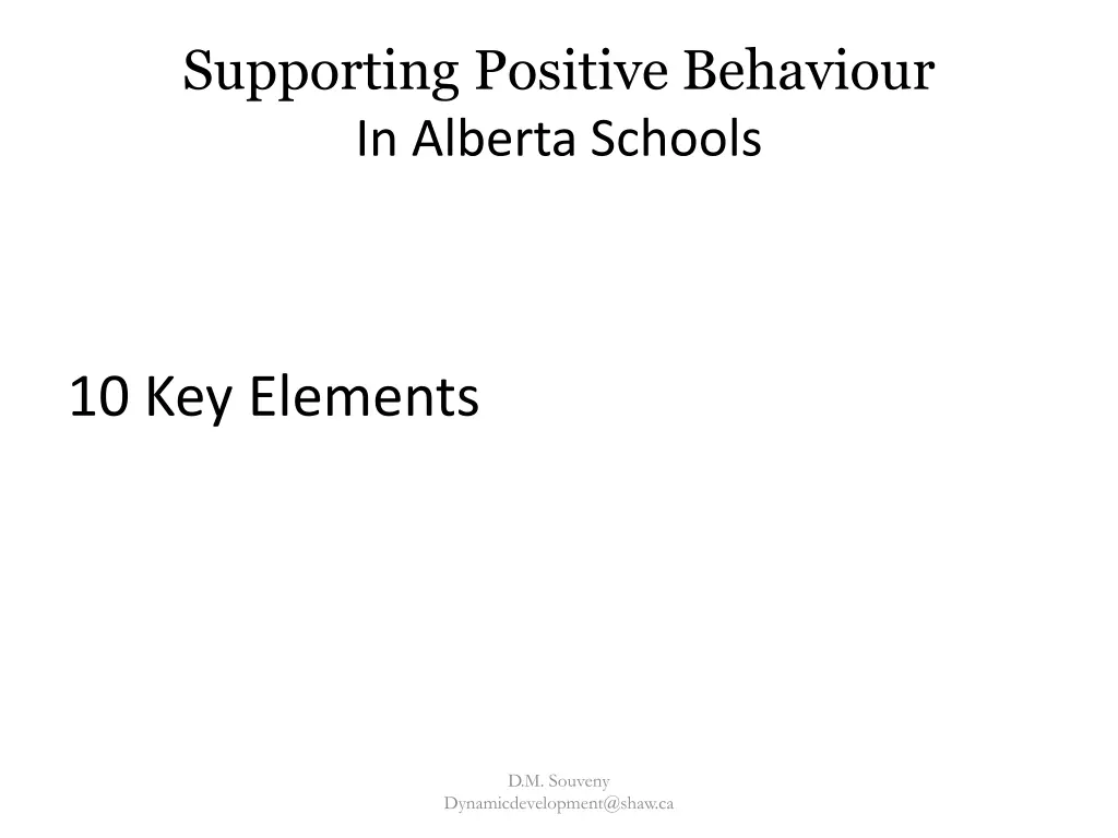 supporting positive behaviour in alberta schools 3