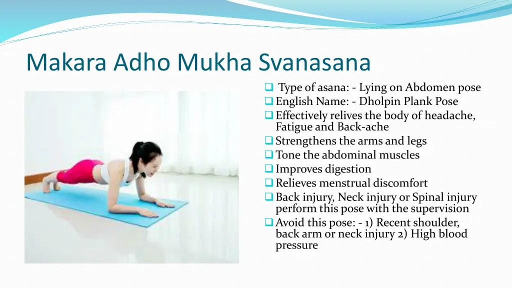 makara adho mukha svanasana