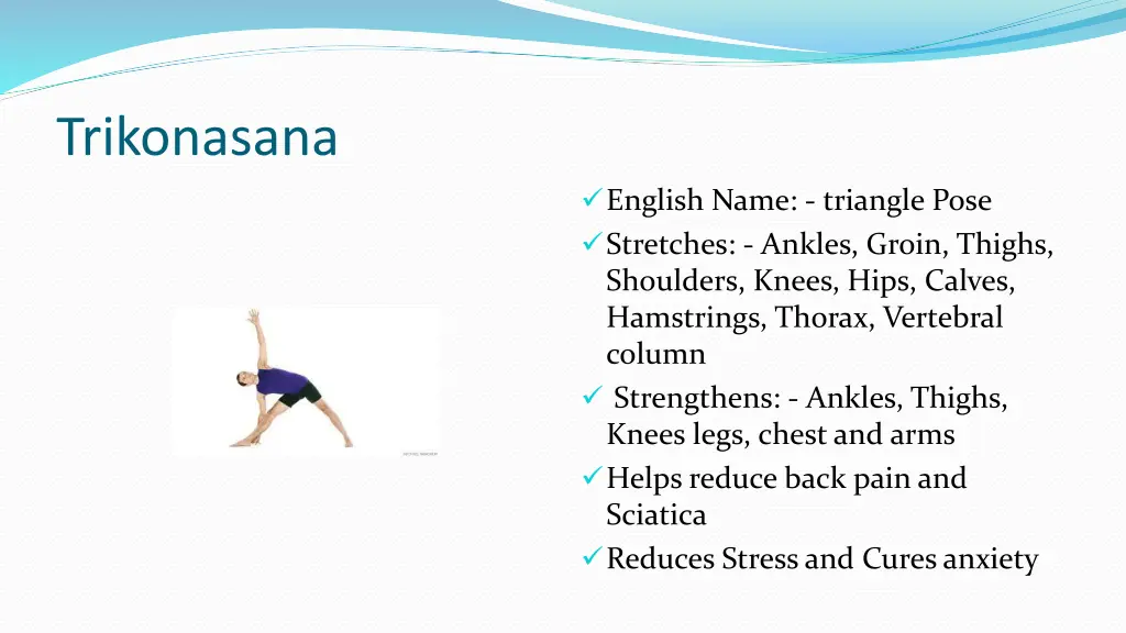 trikonasana