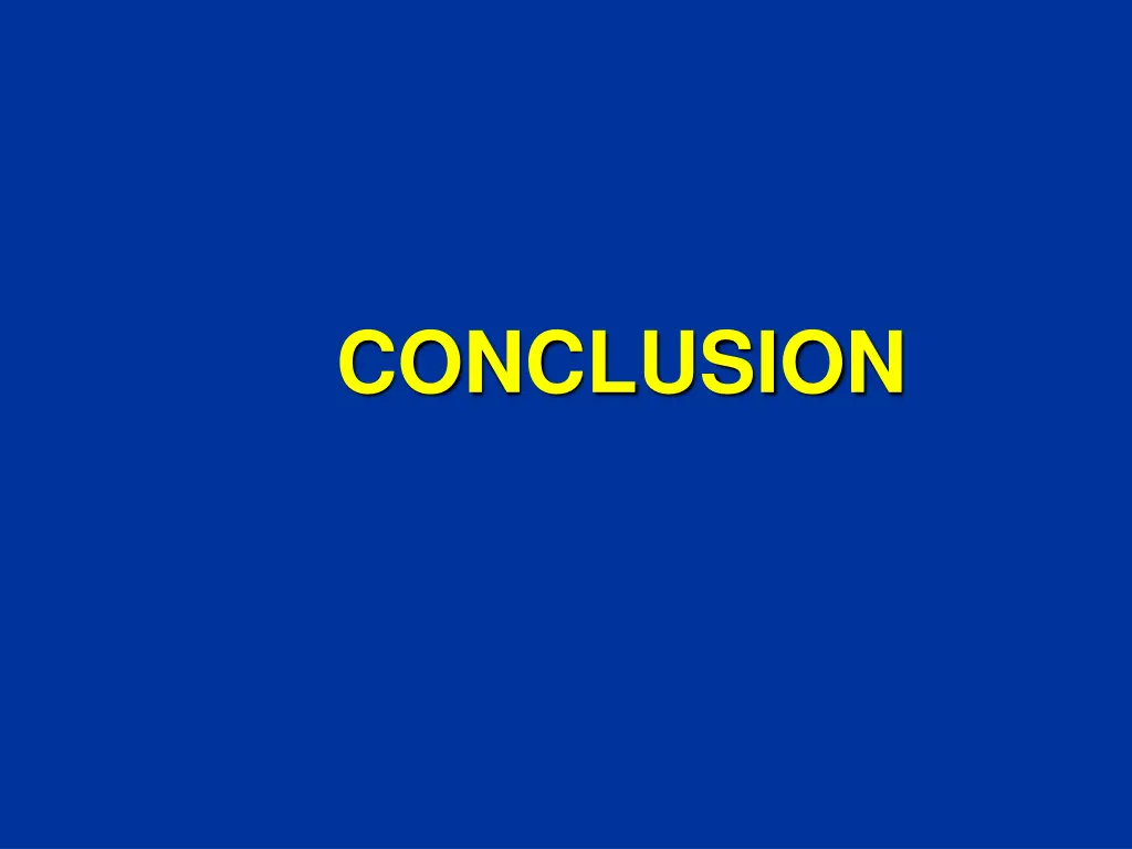 conclusion