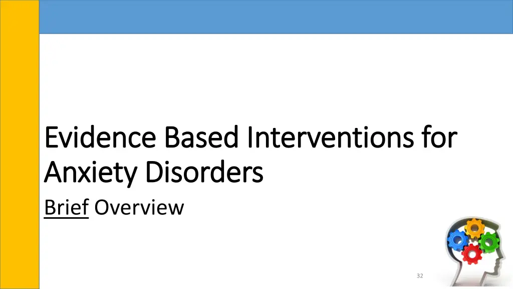 evidence based interventions for evidence based