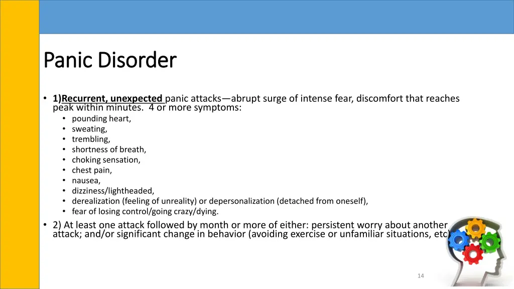 panic disorder panic disorder