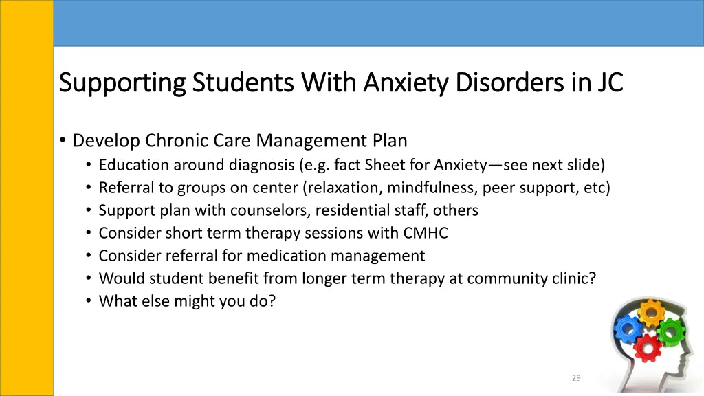 supporting students with anxiety disorders