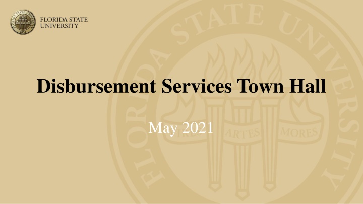 disbursement services town hall