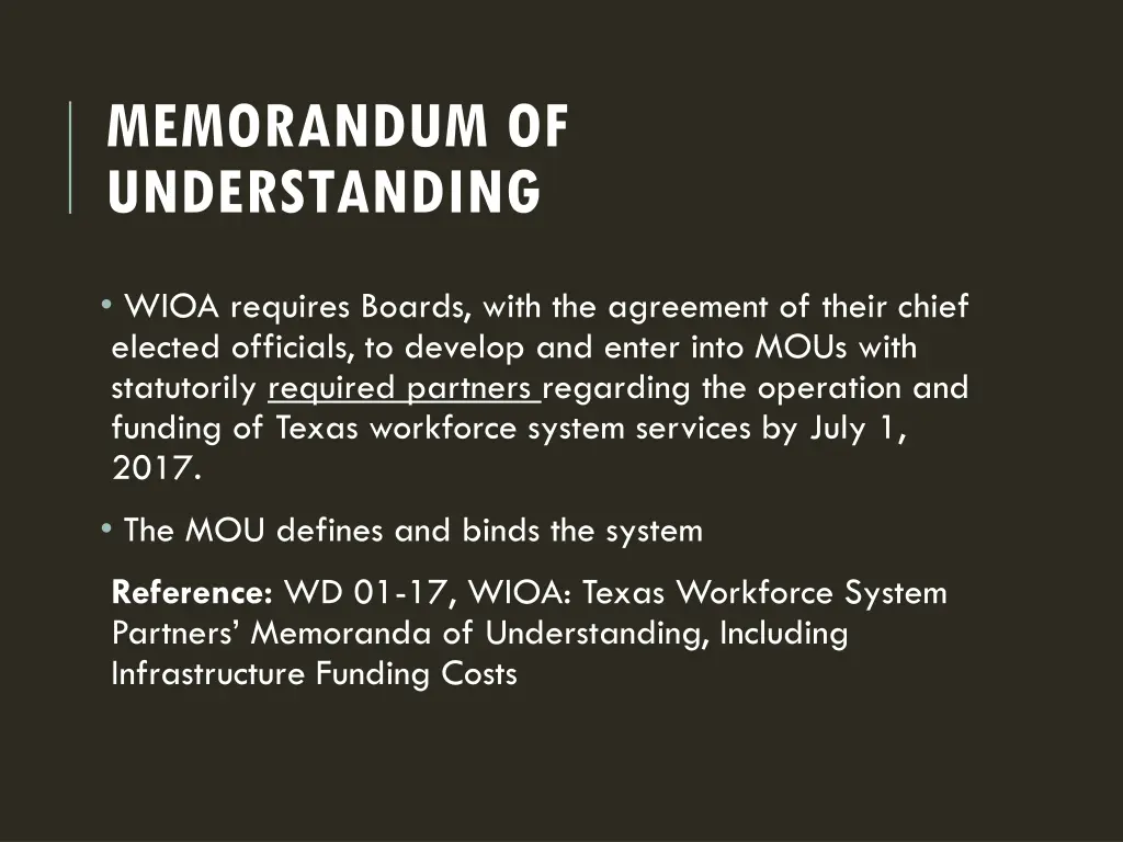 memorandum of understanding 1