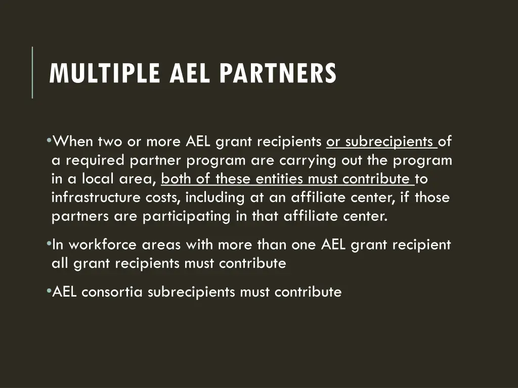 multiple ael partners