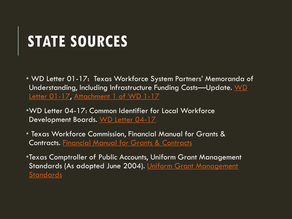 state sources