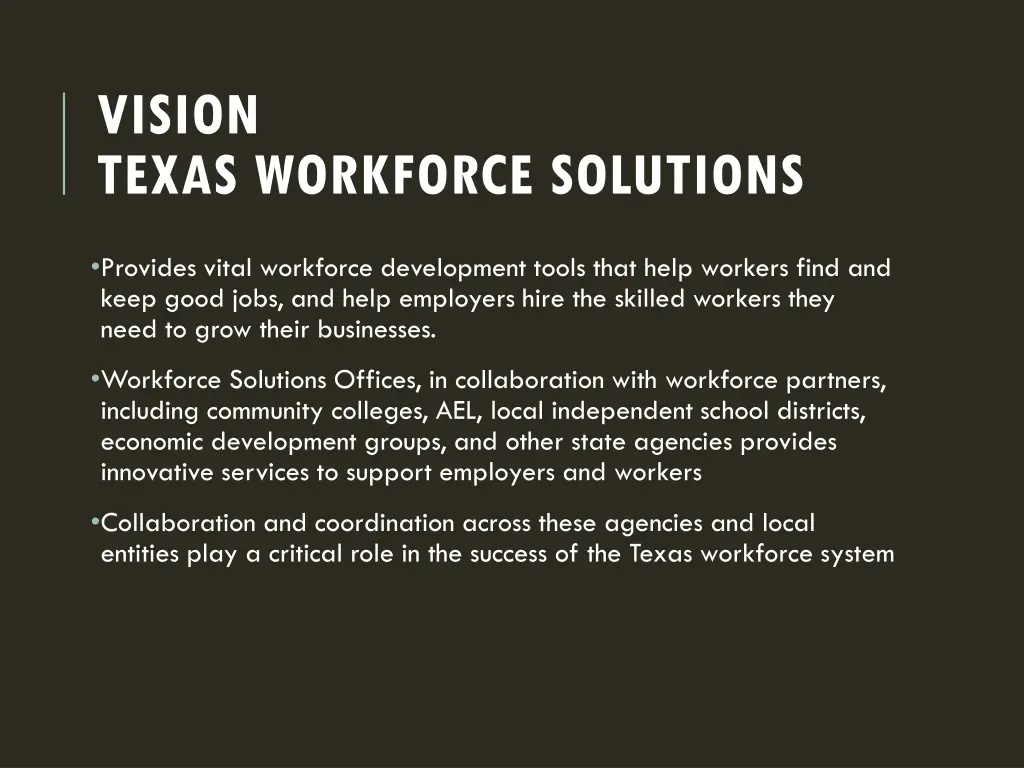 vision texas workforce solutions