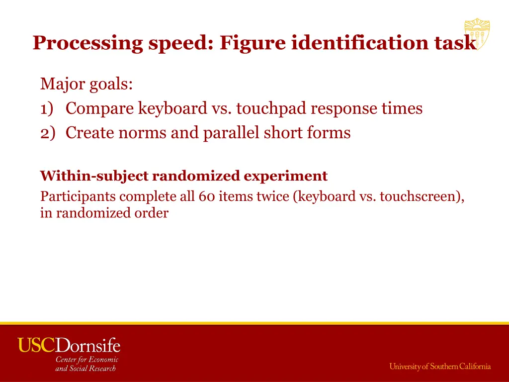 processing speed figure identification task