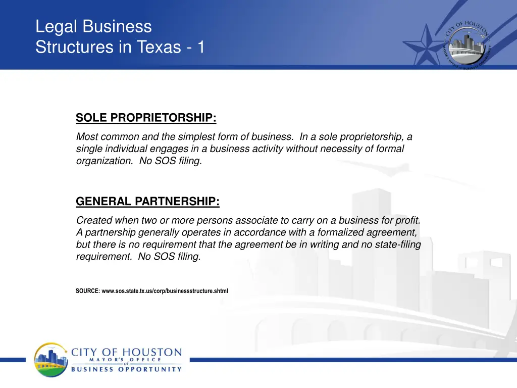 legal business structures in texas 1