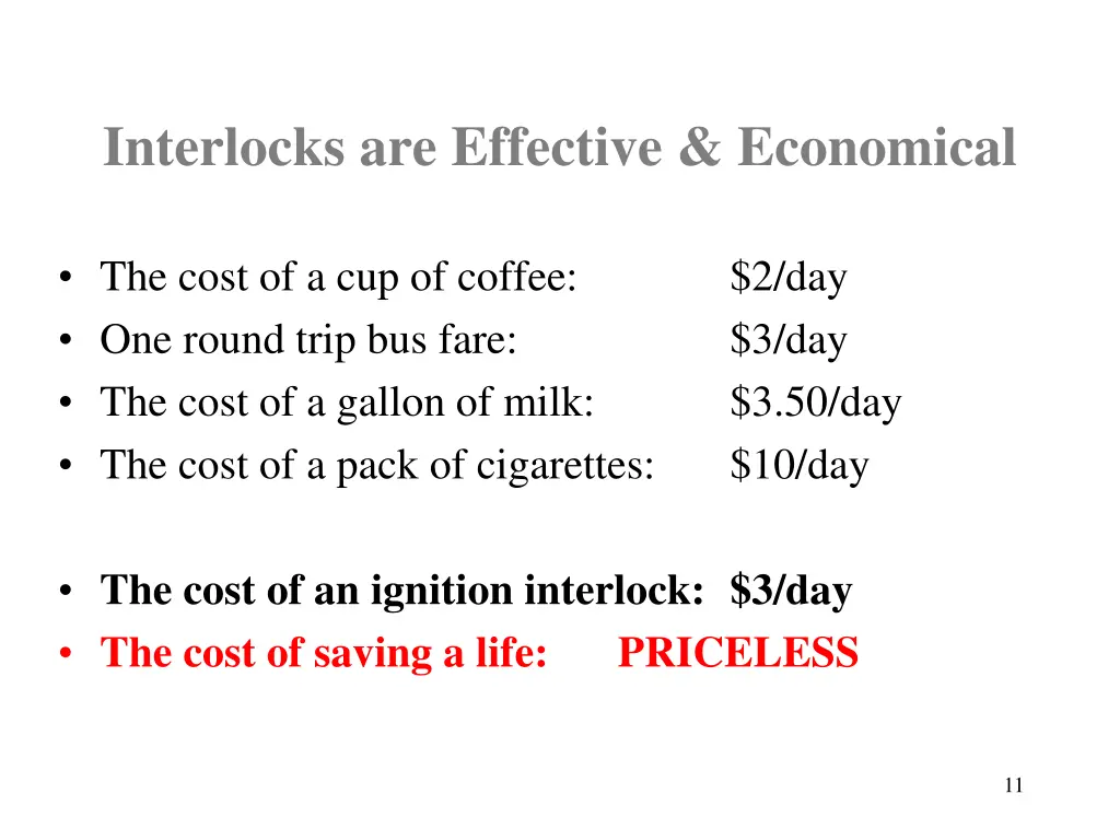 interlocks are effective economical