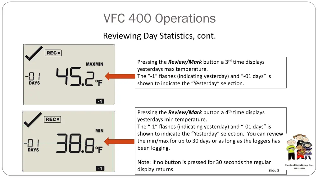 vfc 400 operations 3