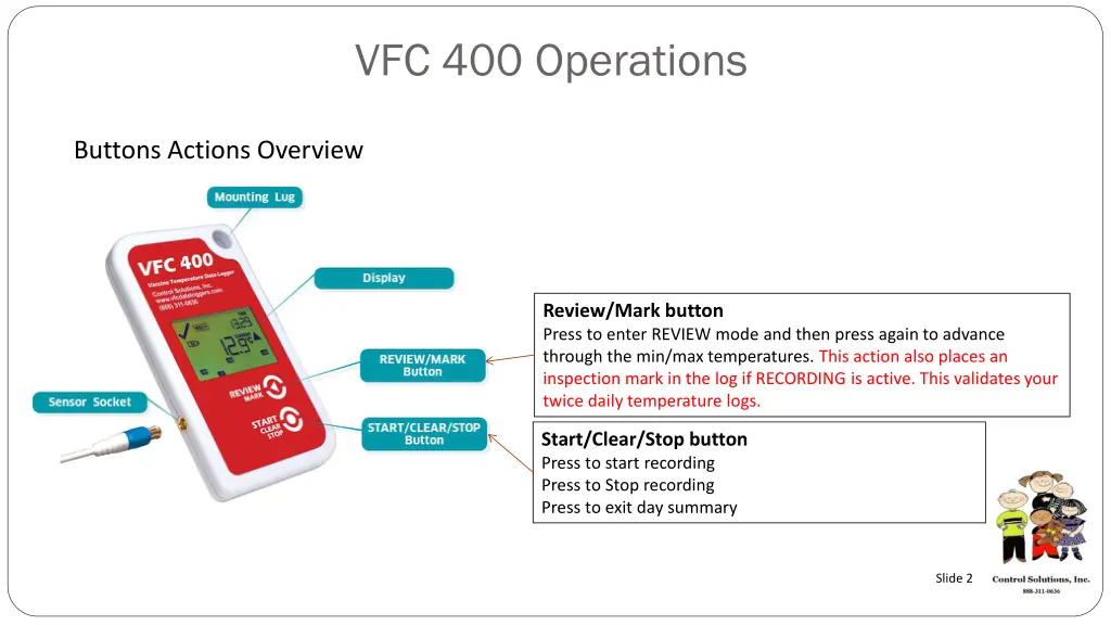 vfc 400 operations