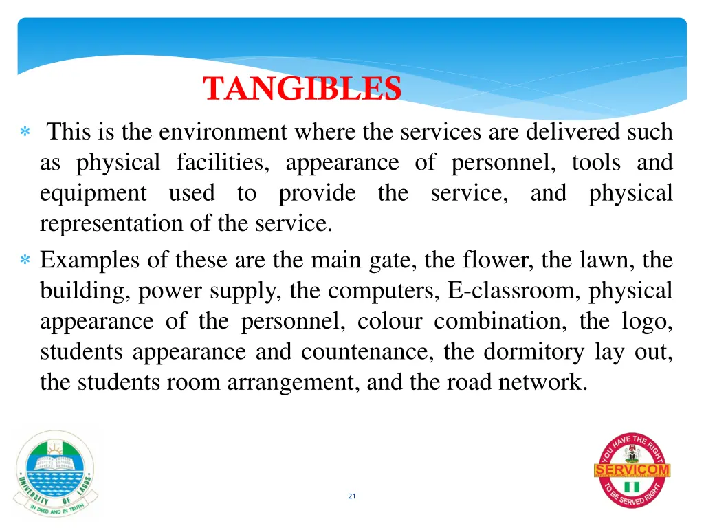 tangibles