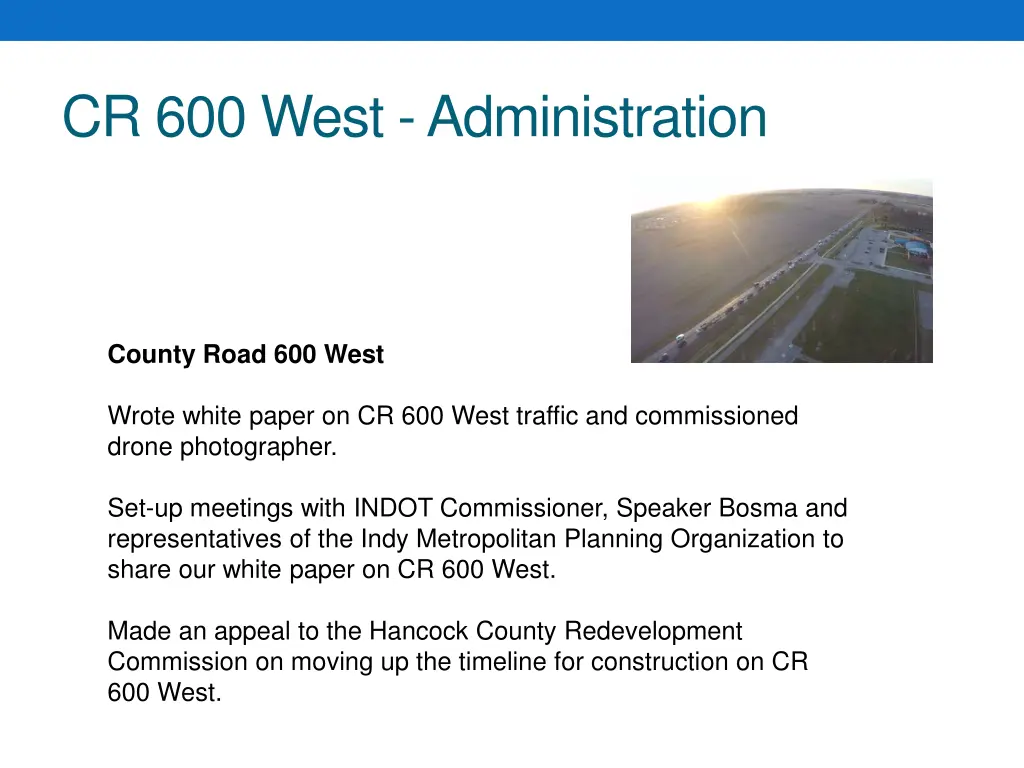 cr 600 west administration