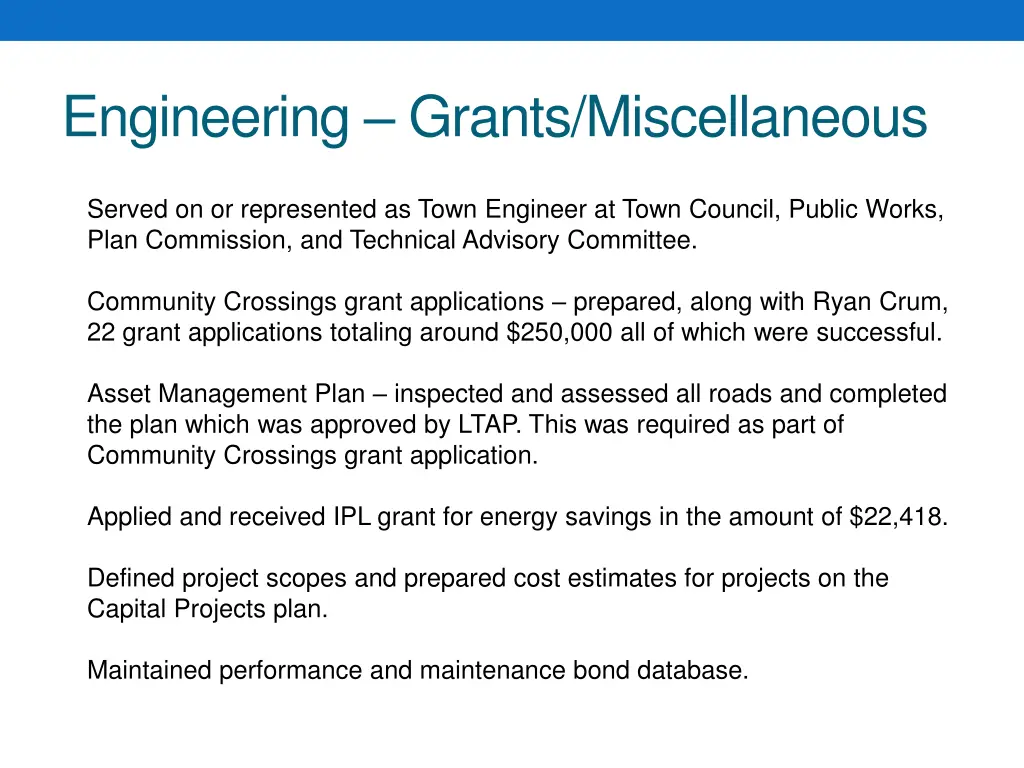 engineering grants miscellaneous