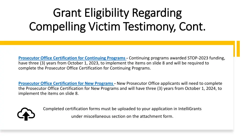 grant eligibility regarding grant eligibility 1