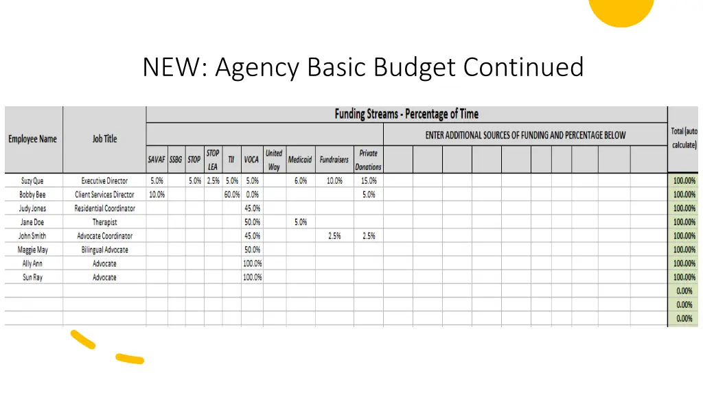 new agency basic budget continued 1