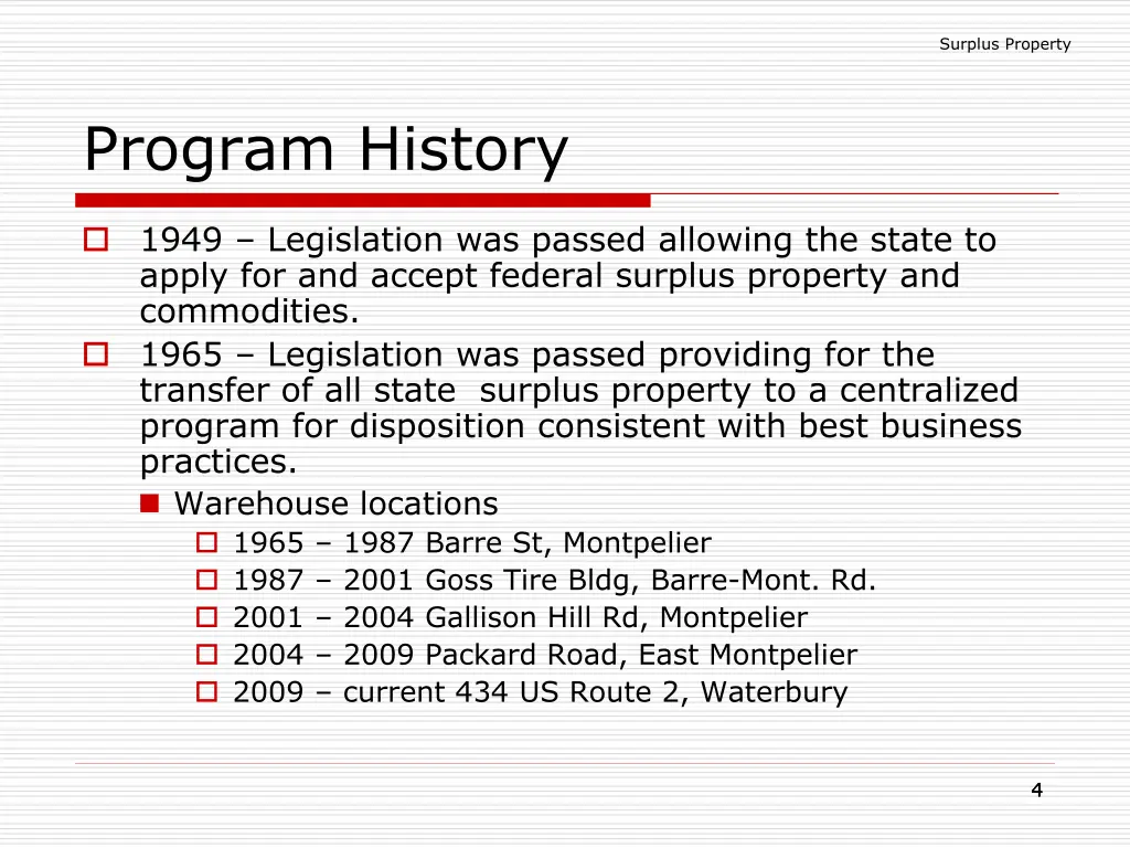 surplus property 2