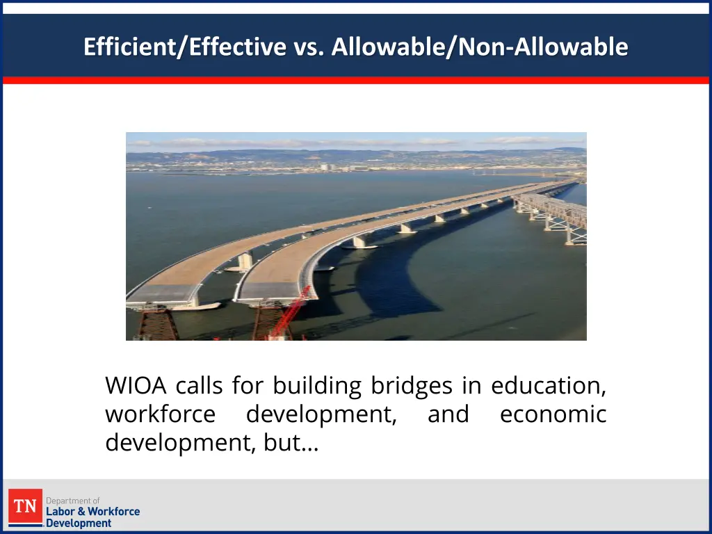 efficient effective vs allowable non allowable