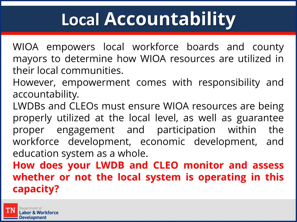 local accountability