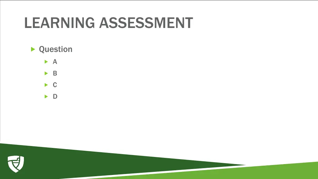 learning assessment