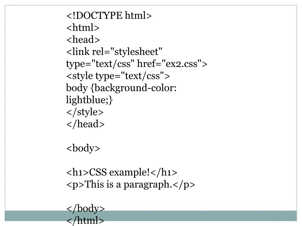 doctype html html head link rel stylesheet type