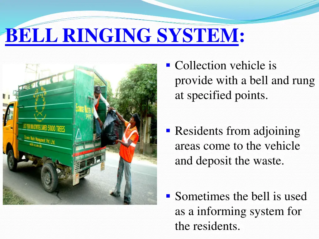 bell ringing system