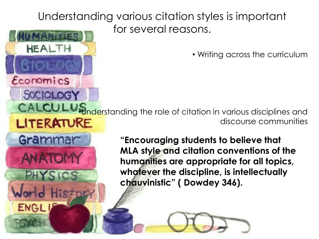 understanding various citation styles