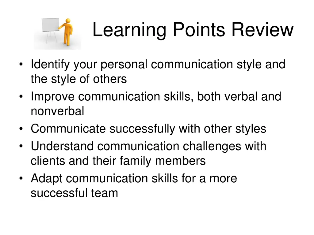 learning points review