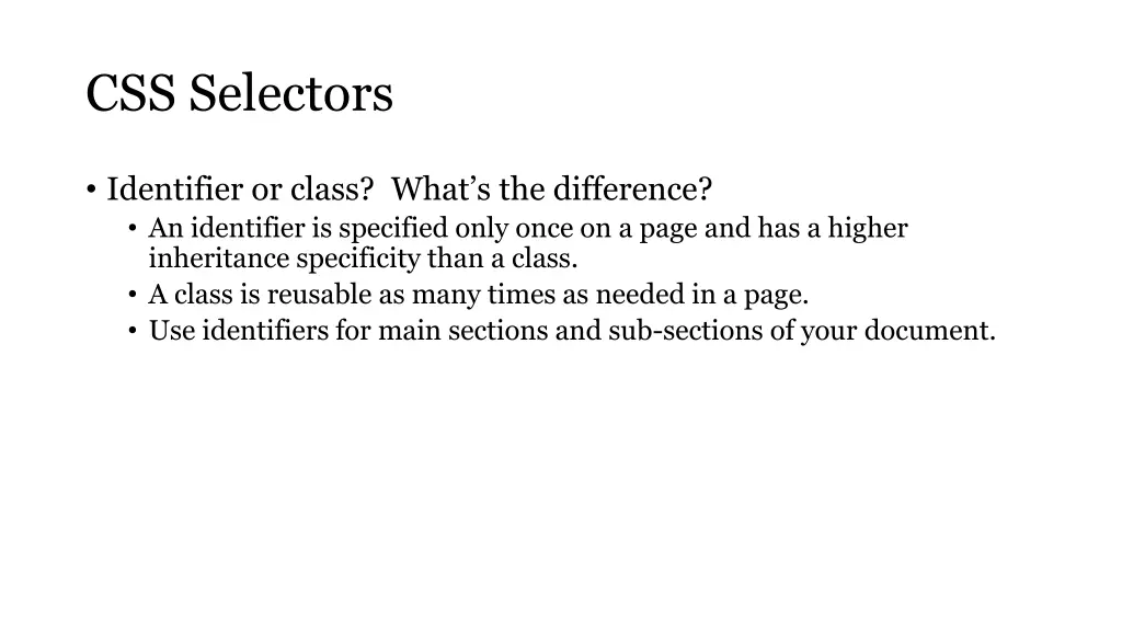 css selectors