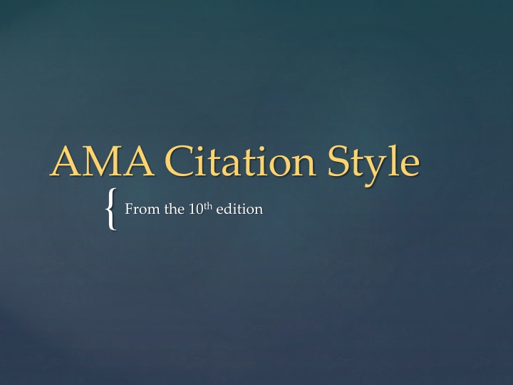 ama citation style