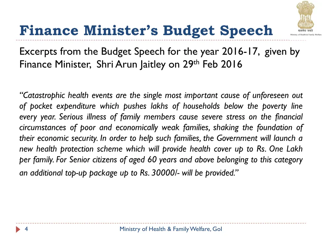 finance minister s budget speech