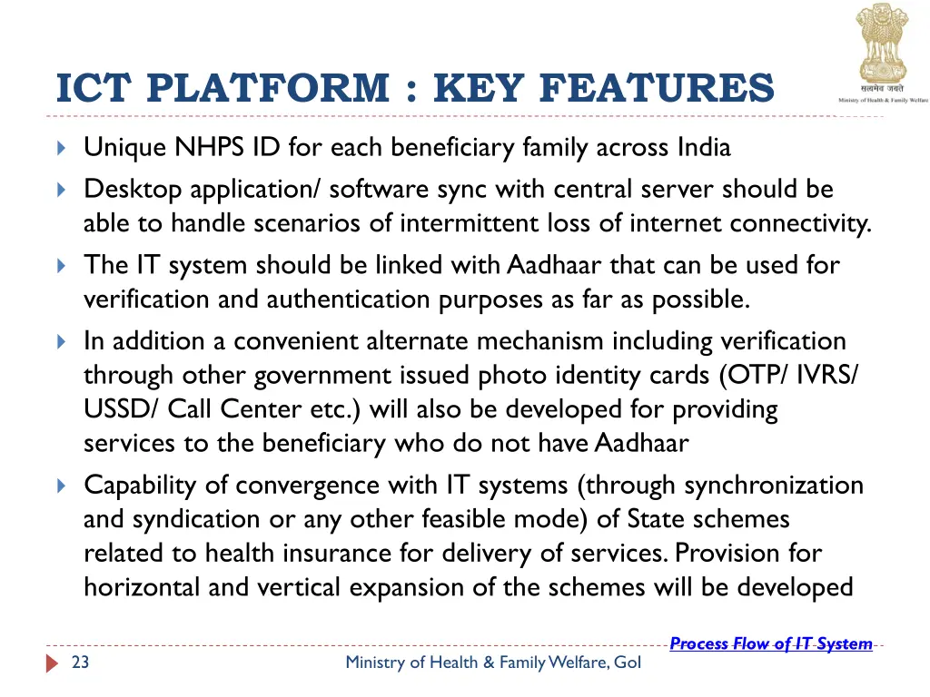 ict platform key features