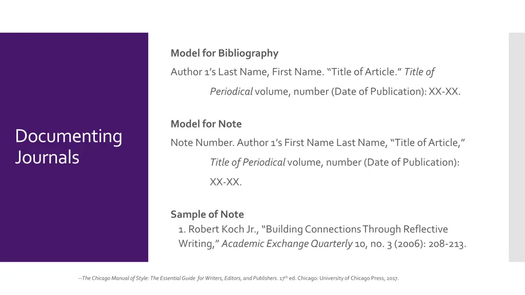 model for bibliography 1