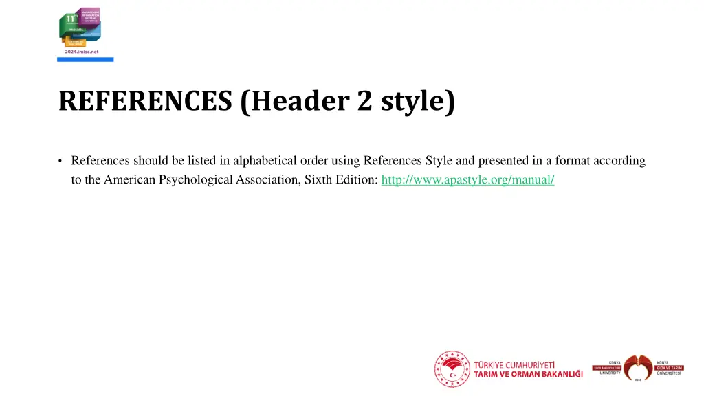 references header 2 style